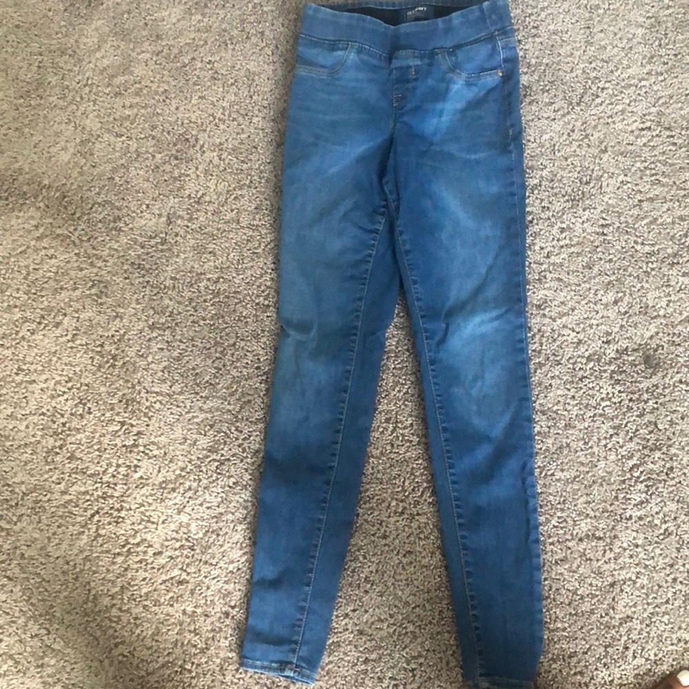 Built in sculpt skinny jeans